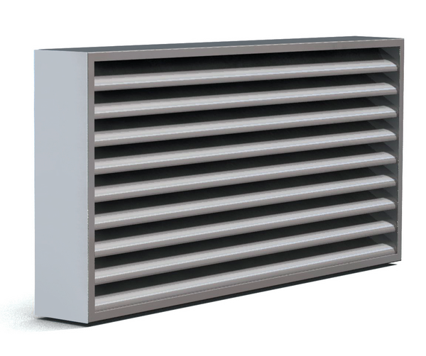 Aesthetic fire resistant grille up to 60 minutes