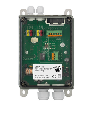 Field device for monitoring and controlling 1 motorized smoke control damper